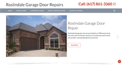 Desktop Screenshot of garagedoorrepairroslindalema.com