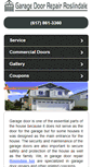 Mobile Screenshot of garagedoorrepairroslindalema.com